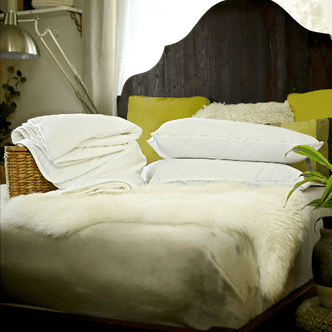 Top Grade Long-Strand Mulberry Silk-Filled Bedding Set, King Size - Silk-Filled Mattress Topper, and 2 Mulberry Silk-Filled Pillows