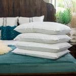 Mulberry Silk-Filled King Size Pillows - Set of Four
