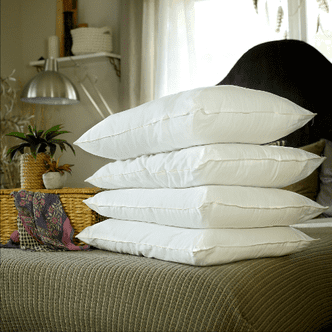 Mulberry Silk-Filled Pillows from Silk Bedding Direct, 100% Natural and Hypoallergenic