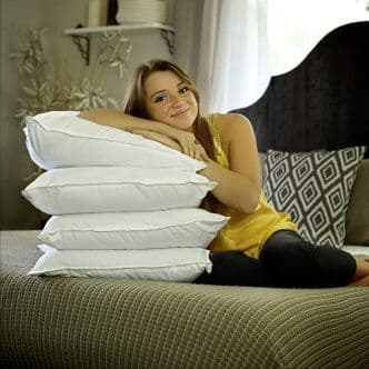 Mulberry Silk-Filled Pillows from Silk Bedding Direct, 100% Natural and Hypoallergenic