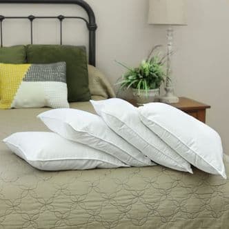 Mulberry Silk-Filled Pillows from Silk Bedding Direct, 100% Natural and Hypoallergenic