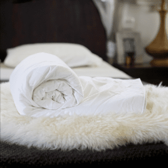Single Euro Silk-Filled Duvets, 100% Natural, Hand-finished to Perfection