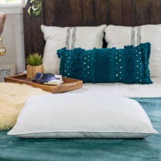 Mulberry Silk-Filled Pillow. 100% Natural and Hypoallergenic. Silk Bedding Direct