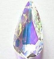 Swarovski 6100 Teardrop Pendant 24mm Crystal AB