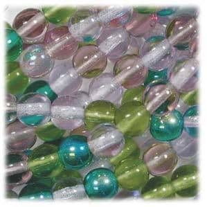 100 Czech Druk Round beads 4mm - Lavender GDNS