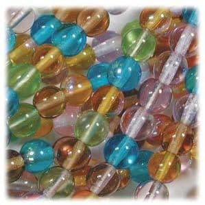 100 Czech Druk Round beads 4mm - Prarie