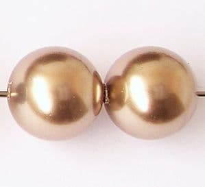 40 Swarovski 5810 Crystal Pearl 4mm Bronze