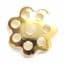 400 Gold Plated 8mm Filigree Bead Caps Findings