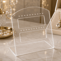 Clear Acrylic Earring Display Stand