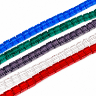 Cube crystal beads