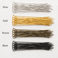 Metal Plated Eye Pins