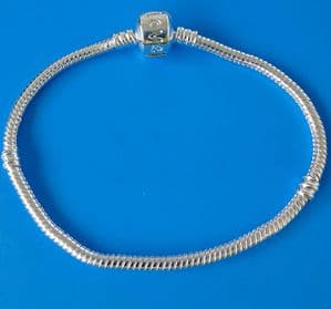 Silver plated Charm Bracelet chain