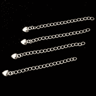 Sterling silver extender chains