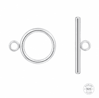 Sterling silver Toggle Clasp 10mm