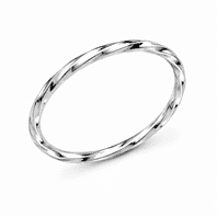 Sterling Silver Twisted Closed Jump Ring 22mm