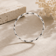 Sterling Silver Twisted Jump Ring 29mm
