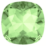 Swarovski 4470 Square Fancy stone 10mm Chrysolite