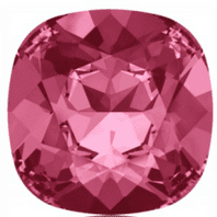 Swarovski 4470 Square Fancy stone 10mm Indian Pink
