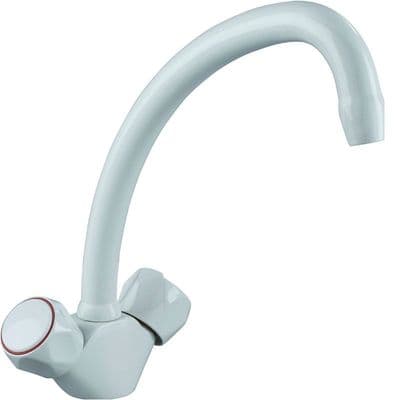 Bristan Club Budget Sink Mixer Kitchen Tap White VAC BSNK WHT