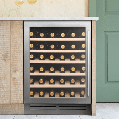 Caple Undercounter Single Zone Wine Cooler Stainless Steel Wi6142