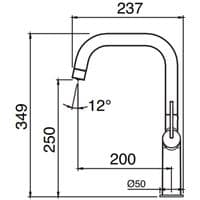Clearwater Mariner Brushed Nickel Filter Kitchen Tap MAL10BN