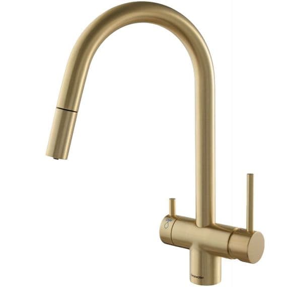 Clearwater Toledo Brushed Nickel Filter Pull-Out Kitchen Tap TO2BN