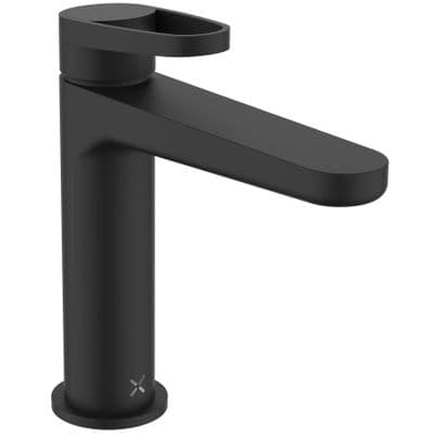 Crosswater Lazo Basin Monobloc Kitchen Tap Matt Black LA110DNM