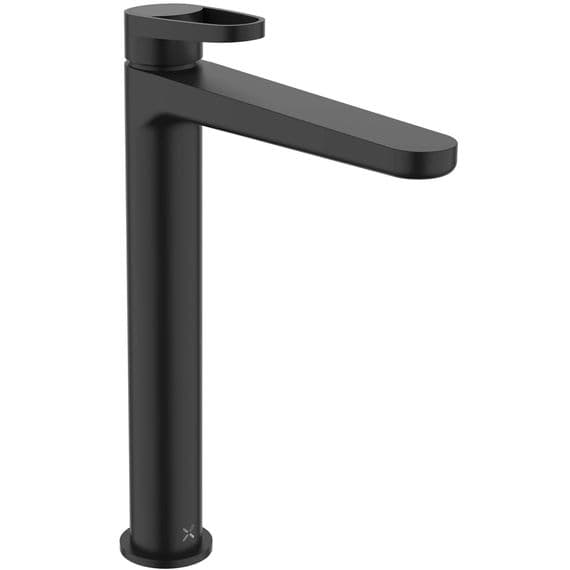 Crosswater Lazo Tall Basin Mixer Kitchen Tap Matt Black LA112DNM
