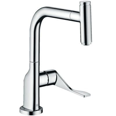 Hansgrohe Axor Citterio Single Lever Kitchen Mixer with Pull-Out Spout Chrome 39864000