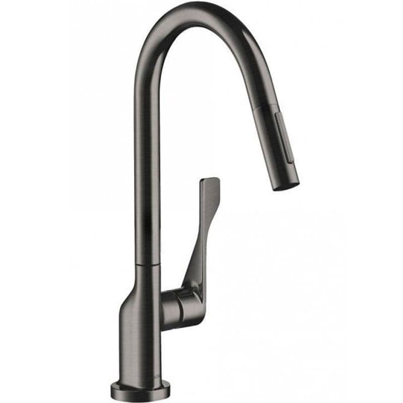 Hansgrohe Axor Citterio Single Lever Mixer With Pull-Out Spray Brushed ...