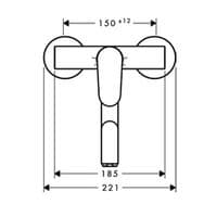Hansgrohe Focus M41 Single Lever Kitchen Tap Mixer Chrome 31825000
