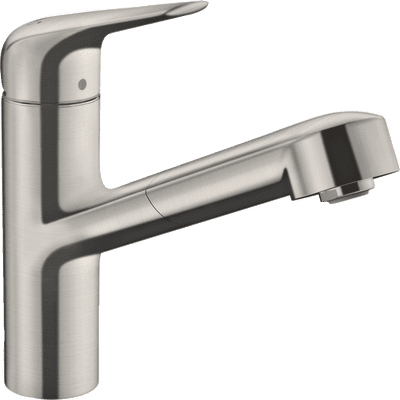 Hansgrohe Focus M42 Single Lever Kitchen Mixer Stainless Steel 71814800