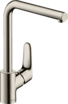 Hansgrohe Focus Single Lever Kitchen Tap Mixer Stainless Steel 31817800