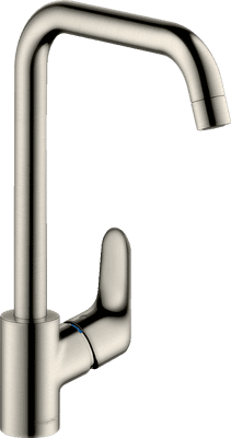 Hansgrohe Focus Single Lever Kitchen Tap Mixer Stainless Steel 31820800