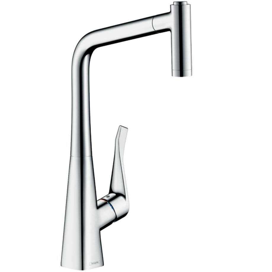 Hansgrohe Metris M71 Single Lever Kitchen Mixer with Pull-Out Spray ...