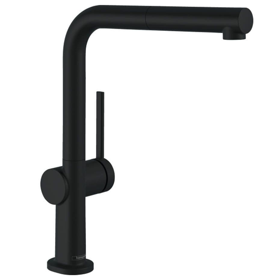 Hansgrohe Talis M54 Single Lever Kitchen Mixer with Pull-Out Spout Matt ...