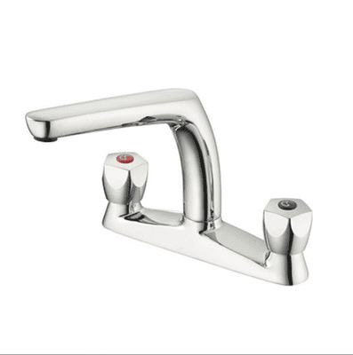 Ideal Standard Sink Mixer Kitchen Tap Dualflow Swivel Spout Chrome B9873