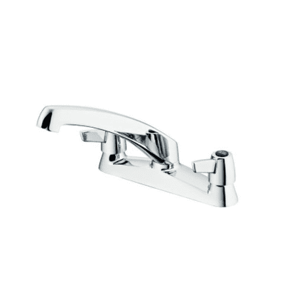 Ideal Standard Sink Mixer Kitchen Tap Dualflow Swivel Spout Chrome B9886