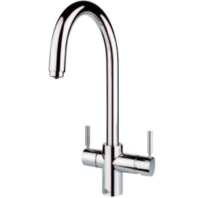 Insinkerator 3N1 ‘J’ Spout Brushed Steel Hot Filtered Water Tap 45097B