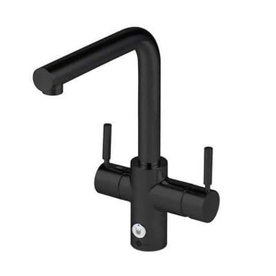 Insinkerator 4N1 ‘L’ Spout Black Velvet Filtered Cold & Hot Water Tap 45356AW
