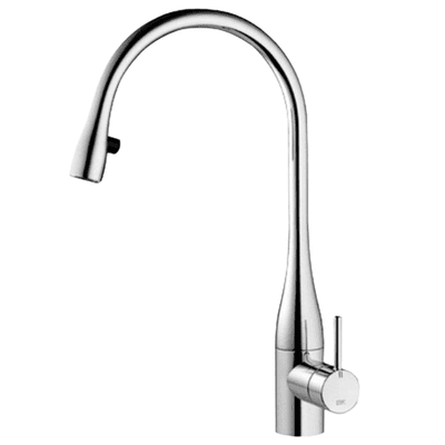 KWC Eve Kitchen Tap With Aerator And Light Stainless Steel 10.121.103.700