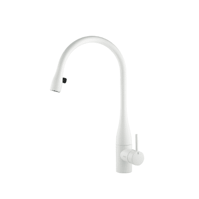 KWC Eve Kitchen Tap With Aerator With Light Glacier White 10.121.103.150