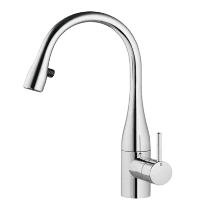 KWC Mini Eve Kitchen Tap With Pull Out Aerator Without Light Chrome 10.111.102.000