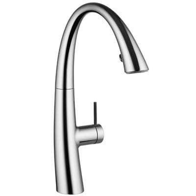 KWC Zoe Chrome Single Lever Monobloc With Pull-Out Spout Without LED Technology 10.201.102.000