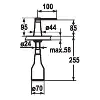 KWC Zoe Soap Dispenser Chrome Z.536.586.000
