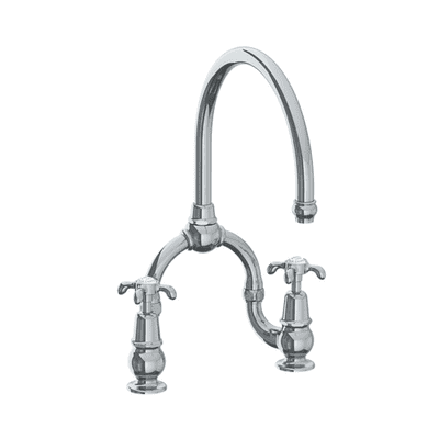 Lefroy Brooks 1910 La Chapelle Kitchen Tap Bridge Mixer  Chromium Plate FH1530CP