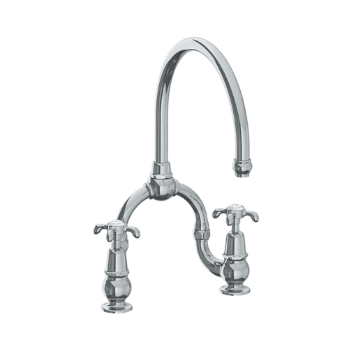 Lefroy Brooks 1910 La Chapelle Kitchen Tap Bridge Mixer  Chromium Plate FH1530CP