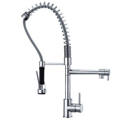 Mayfair Cafe Royal Kitchen Tap Sink Mixer With Pull Out Nozzle Chrome KIT243