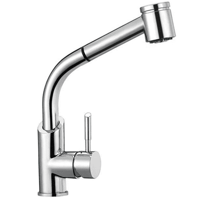Mayfair Costa Kitchen Tap Sink Mixer With Pull Out Nozzle Chrome KIT267