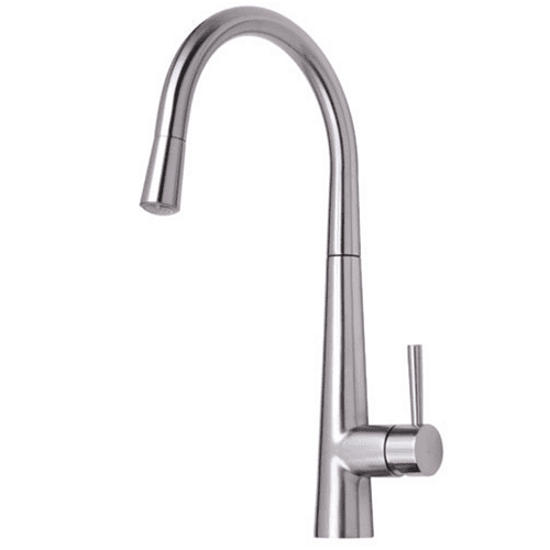 Mayfair Palazzo Glo Mono Pull Out Handset Kitchen Mixer Tap Brushed Nickel KIT165
